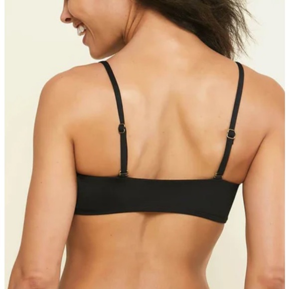 Andi Swim Rio Convertible Bikini Top Black M (8-10) NWT Strap/Strapless - Picture 4 of 7